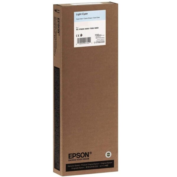tinta epson p9000 t55k500 cyan claro ultrachrome 700