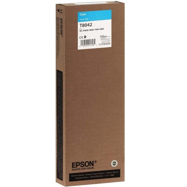 tinta epson p9000 t804200 cyan ultrachrome 700 ml