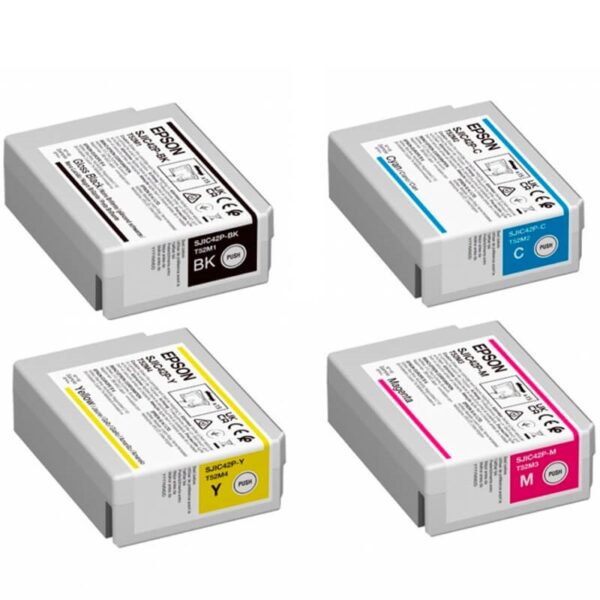 tinta epson sjic41p c13t52l520 negro mate (c4000)