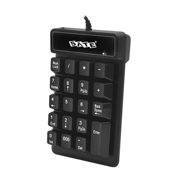 teclado numerico sate ak 187 negro/usb