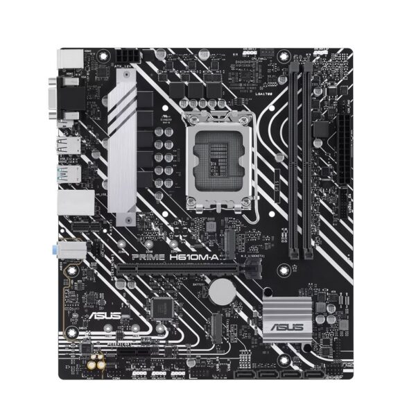 placa madre asus prime lga1700 ddr5 h610m a s/v/r/hdmi/m.2