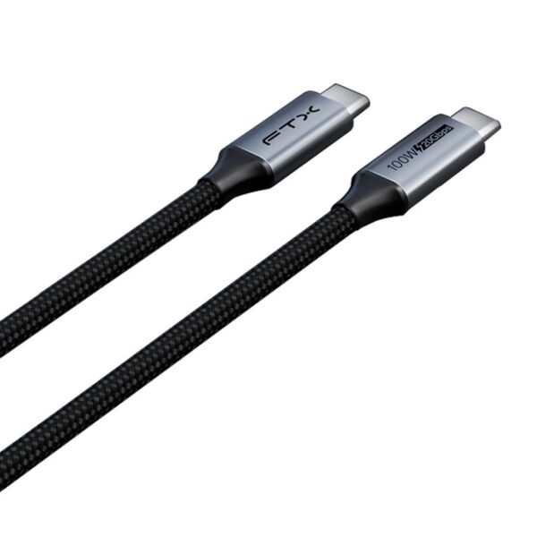 cable ftx ftx c160 pu31 cmcm2 ag2 usb c 3.2/usb c 2m 20gbps/negro