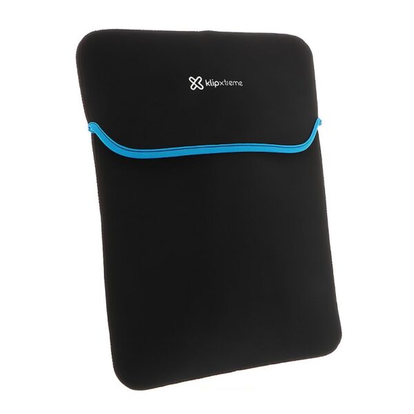 funda para notebook klip xtreme kns 214bl kolours 14.1" azul/negro reversible