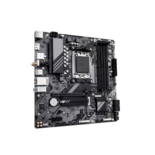 placa madre gigabyte am5 b650m d3hp ax ddr5 s/r/hdmi/dp/2m2/usb3.2/wifi/matx