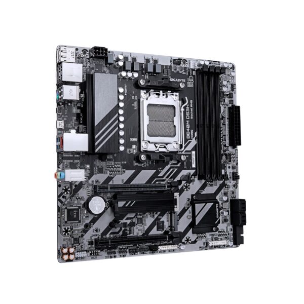 placa madre gigabyte am5 b840m ds3h ddr5 s/r/hdmi/dp/2m2/usb3.2/matx