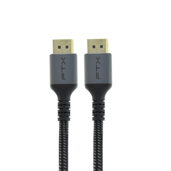 cable ftx ftx dp8k ag2 dp dp m/m 2m 8k/60hz/1.4/32gbps negro
