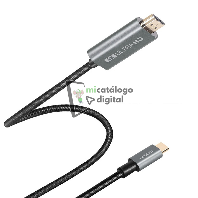 cable argomtech arg cb 0091 tipo c a hdmi 4k 1.8 cable argomtech arg cb 0091 tipo c a hdmi 4k 1.8