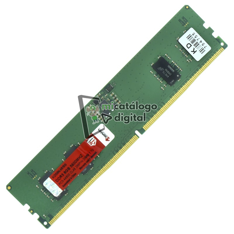 memoria ram keepdata ddr5 8gb 5600mhz kd56n46/8g memoria ram keepdata ddr5 8gb 5600mhz kd56n46/8g