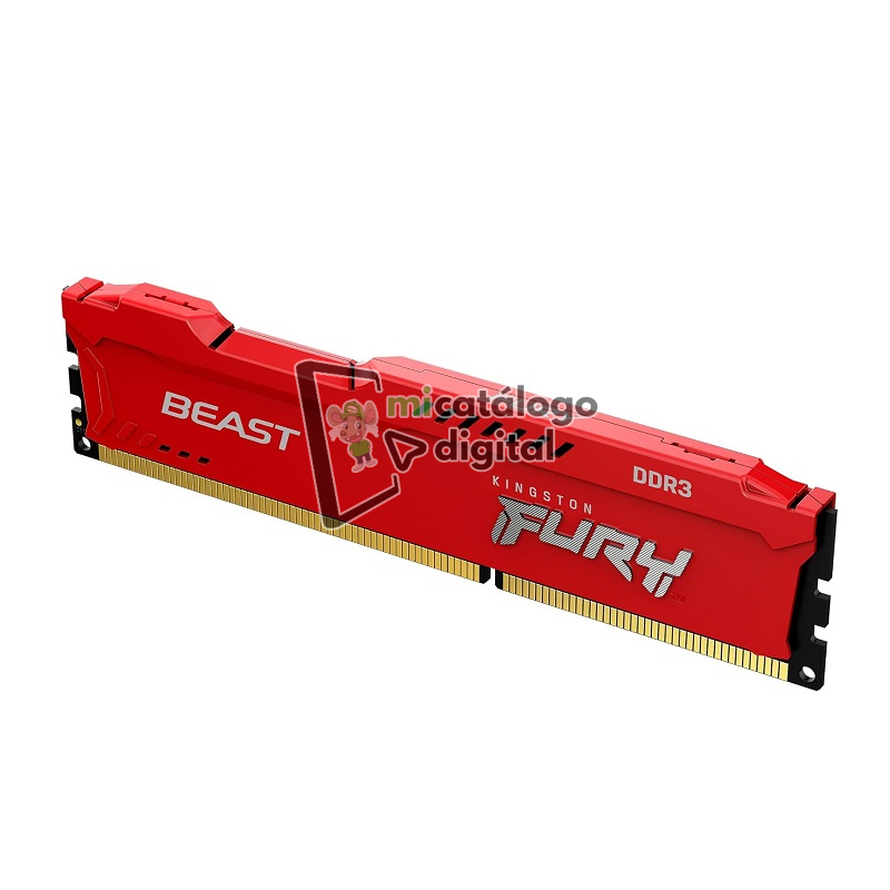memoria ram kingston ddr3 8gb 1600 mhz fury beast red memoria ram kingston ddr3 8gb 1600 mhz fury beast red