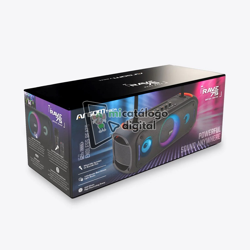 parlante argomtech arg sp 4075bk rave 75 parlante argomtech arg sp 4075bk rave 75