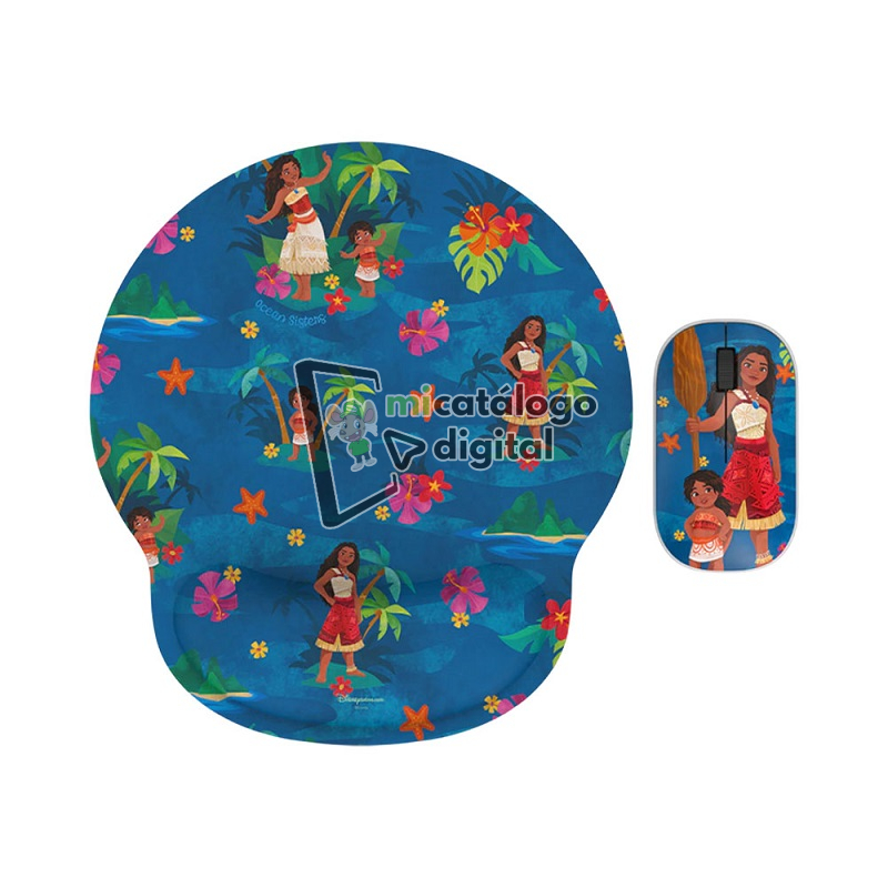 mouse inalambrico + pad xtech xtm dkt3mo moana edition mouse inalambrico + pad xtech xtm dkt3mo moana edition