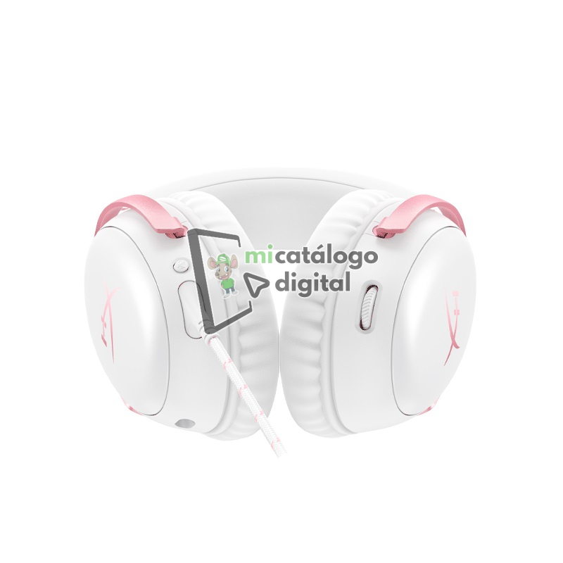 auricular gamer hyperx cloud iii 9w1q4aa mic/usbc/usba/3.5mm/blan/rosa auricular gamer hyperx cloud iii 9w1q4aa mic/usbc/usba/3.5mm/blan/rosa