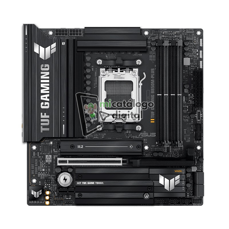 placa madre asus am5 b850m plus tuf gaming ddr5 s/r/hdmi/dp/3m2/matx placa madre asus am5 b850m plus tuf gaming ddr5 s/r/hdmi/dp/3m2/matx