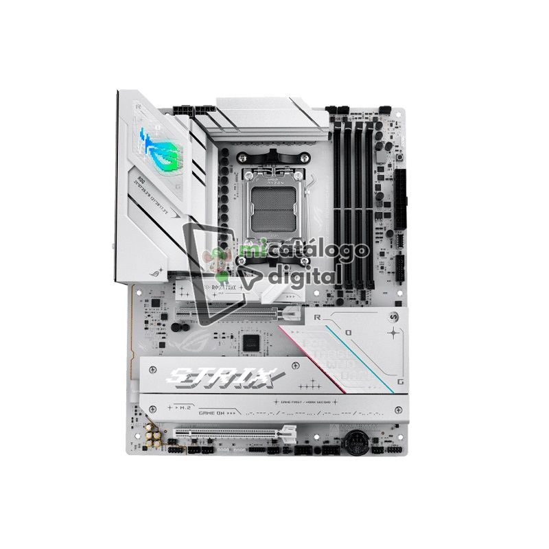 placa madre asus am5 b850 a gaming wifi rog strix ddr5 s/r/hdmi/dp/4m2/atx placa madre asus am5 b850 a gaming wifi rog strix ddr5 s/r/hdmi/dp/4m2/atx