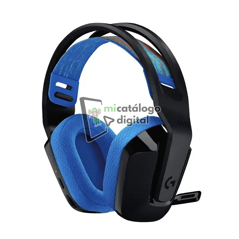 auricular gamer logitech 939 002218 g535 lightspped black/blue auricular gamer logitech 939 002218 g535 lightspped black/blue
