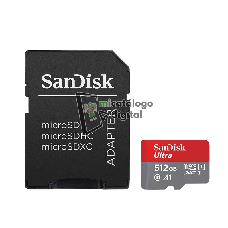 memoria sandisk micro sd 512gb ultra 150mb/s memoria sandisk micro sd 512gb ultra 150mb/s