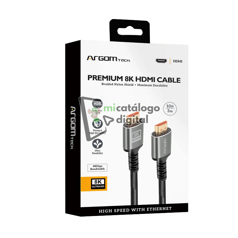 cable argomtech arg cb 1883 hdmi a hdmi 8k ultra 3m. cable argomtech arg cb 1883 hdmi a hdmi 8k ultra 3m.