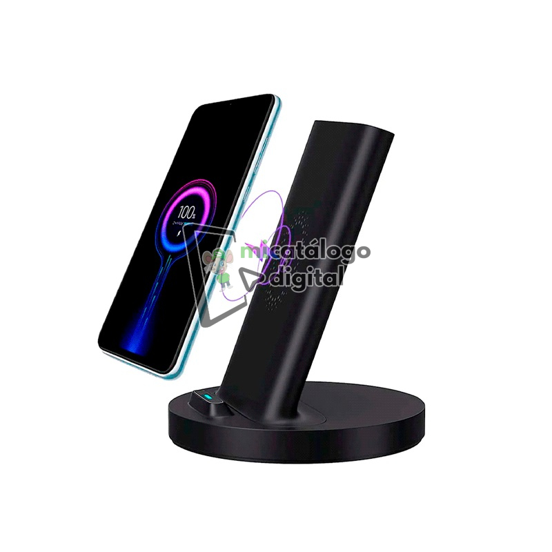 cargador inalambrico xiaomi charging stand gds4145gl 20w/usb c/negro cargador inalambrico xiaomi charging stand gds4145gl 20w/usb c/negro