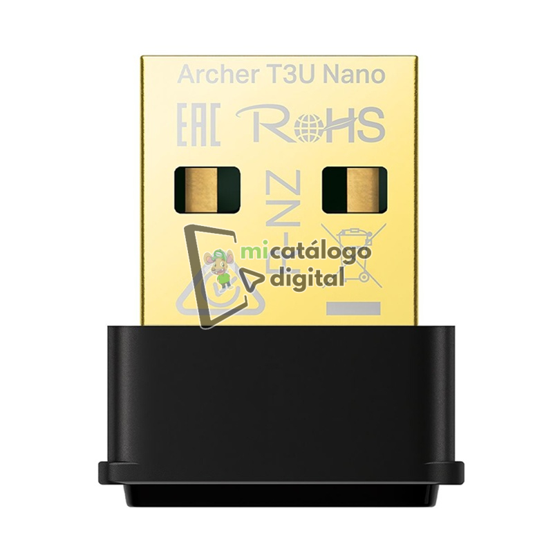 adaptador wireless tp link t3u nano ac1300 dual band usb adaptador wireless tp link t3u nano ac1300 dual band usb