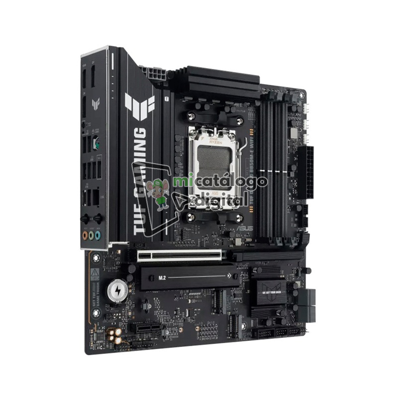 placa madre asus tuf gaming b850m e wifi am5 ddr5 s/r/hdmi/dp/3m2/matx placa madre asus tuf gaming b850m e wifi am5 ddr5 s/r/hdmi/dp/3m2/matx