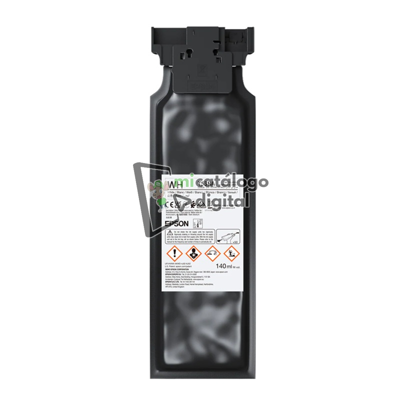 tinta epson t53ra20 uv ultrachrome blanco 140ml tinta epson t53ra20 uv ultrachrome blanco 140ml
