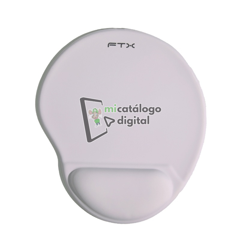 mouse pad ftx ftxmpg01 wh c/apoyo gel blanco 124368 mouse pad ftx ftxmpg01 wh c/apoyo gel blanco 124368
