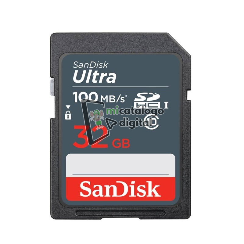 memoria sd sandisk 32gb ultra 100mb/s memoria sd sandisk 32gb ultra 100mb/s