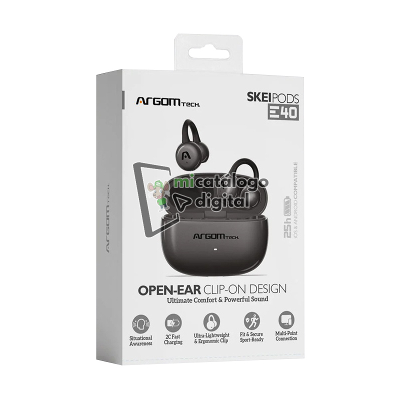 auricular argomtech skeipods e40 arg hs 5040gm gris auricular argomtech skeipods e40 arg hs 5040gm gris